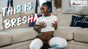 Tiny ebony amateur Bresha takes on a massive BBC in steamy POV stuff scene
