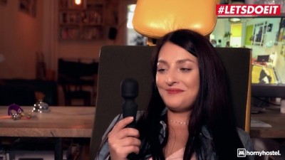 Horny Czech Teen Takes On Big Black Cock at Hostel – LETSDOEIT