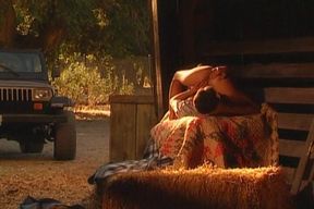 Blonde Babe Gets Hardcore Fucked in the Barn