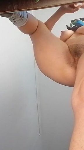 Sexy Wife Doing Housework Naked. Hot Hairy Latina, Big Tits, Big Ass.