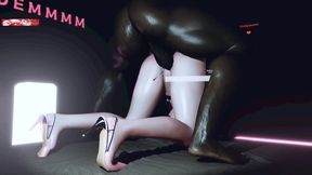 Goddess of Glow and Gigabytes- 3D Animation Hentai