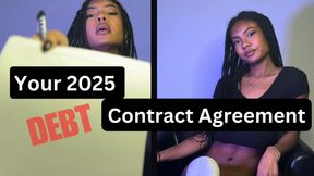 Your 2025 debt contract