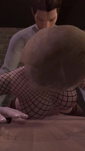 Powerful moment from &quot;My girl best friend wants to try her first big dick l 3d Hentai uncensored animation&quot;