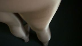 Layered Pantyhose &amp; Leotard tease Pt1