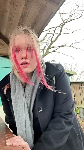 Chubby emo girl edges and joi outside