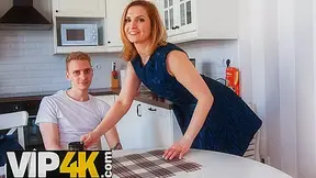 TUTOR4K. Exam is failed and angry student 18+ pays math tutor back by sex