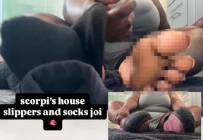 Scorpi’s House Slippers and Socks JOI 🫦