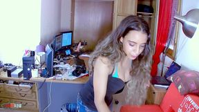 beautiful petite arab misa morgan gets ass fucked on the sofa