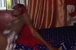 My Sexy Ebony Slim Girlfriend Wants Me to Soak Her Breast