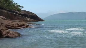 Sunbathed gay fucking