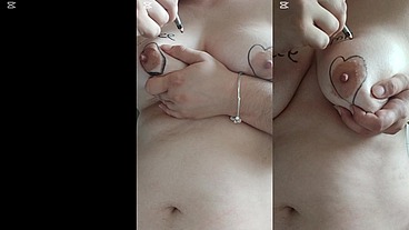 Body writing humilation