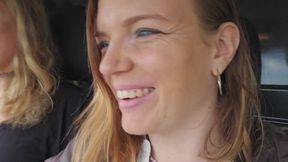 My girlfriend the trans girl fucks me raw in my van