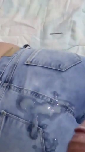 I pull up my jeans four times so my stepson can ejaculate and not get me pregnant.   Clip 2