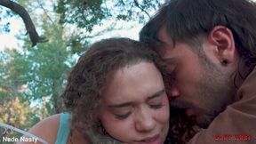 Curvy cowgirl takes control