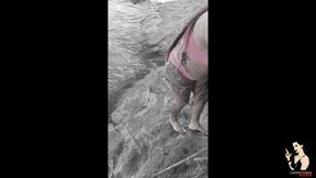 Sex in the River and Enjoyed in Paty Angel's Ass