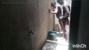 Love in secret in the African shower