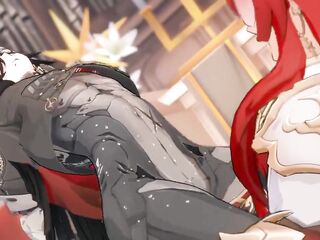 honkai star rail - argenti x boothill