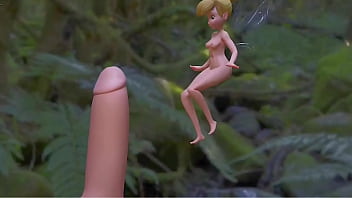 Tinkerbell gives a wild 3D hentai blowjob