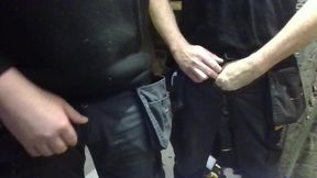 Getting a rubdown from the manager