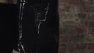 Dominatrix Hand Job - BDSM Slave Gets Spanked And Fucked Hard By His Mistress