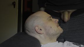 Surprised While Resting - Cock in Mouth and Sucked