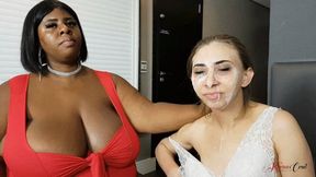 TAKING A TANK BATH WITH MY BBW WITH BAD BREATH - BY THAMY BBW - CLIP 5 IN FULL HD - KC 2022!!!