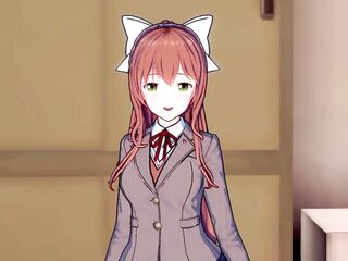 Monika is in SERIUS love with you (3D Ecchi) (Doki Doki Literature Club!)