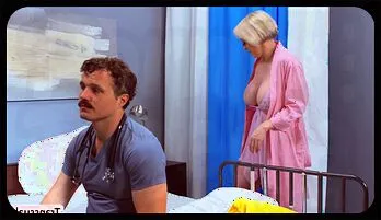 MILF Patient Gets Double the Pleasure: Doctor and TS Join In for a Wild Hardcore Session