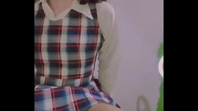 Cogiendo a mi hermana cuando llega de clases con su uniforme de colegiala