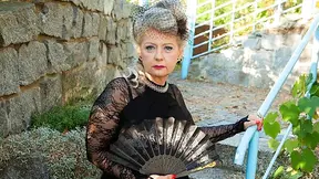Mature widow finally fucks her young servant after husband dies and leaves her rich
