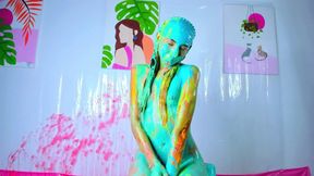 Martina's Nude Rainbow Slimes Wam