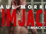 Pissing muscle dad takes a monster dildo at the bath house