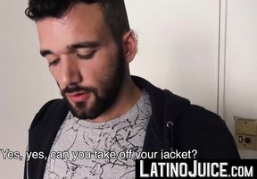 Straight dude Gonzo pleasures my horny boner and delicious balls