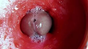 The most luxurious inward climax close-up! ASMR ginormous cum shot!