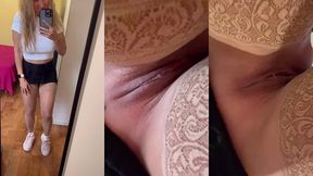 de retour a l appartement, une bonne douche et me voila prete pour allez ...