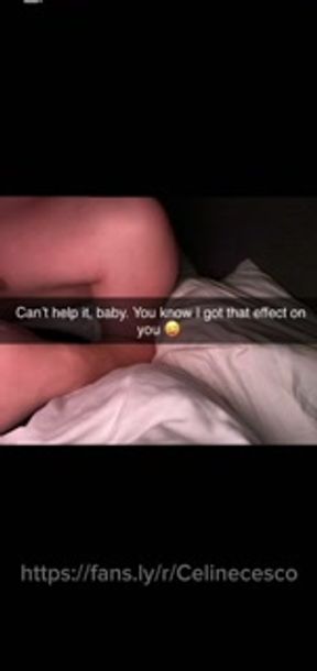 Long-time acquaintance encourages young woman to betray her partner through Snapchat.