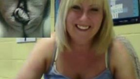 Full bodied mom with big tits masturbating for me on webcam