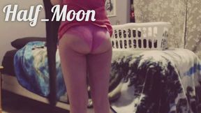 Folding Laundry In Panties