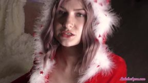 Man Hard Rough Fucks Horny Elf after Blowjob on Christmas