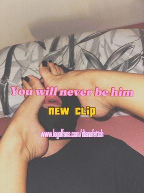 You will never be him