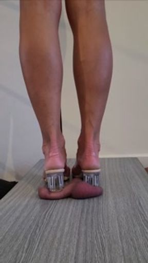 Barbie cock and ball trample in High Heels no.63