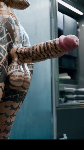 Liara T'Soni Hardcore Gangbang in Women's Bathroom   Clip 2