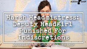 Harsh Headmistress: Deputy-Headgirl Punished For Indiscretions FULL WMV