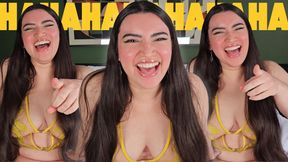 LAUGHING AND POINTING AT YOU - Hardcore Humiliation with Humiliatrix Countess Wednesday - Laughing, Loser Porn, Loser Humiliation MP4 1080p