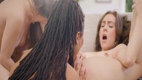 ”Kira Noir having threesome with her neighbors Spencer Bradley & Freya Parker”