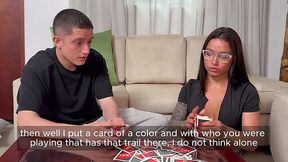 Busty Stepsister Can't Pay Up in Cards, Pays with Pussy Instead, PipeBoy, LorenaDoll
