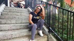 Naughty Graffitour with sexy Isabellamout