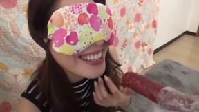 Blindfold Challenge: Guess Mouth Contents for Prize - Meet Saki's Seductive Smile at Age