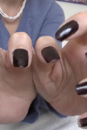 Elegant, Dark Fingernails, Hand Fetish, JOI Lady Victoria Valente