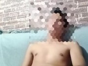 Jakol muna habang mag isa sa bahay.